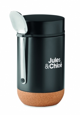 Logo trade promotional items image of: Double wall storage jar 400 ml