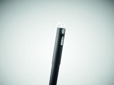 Logo trade advertising products picture of: RPET blue gel ink ball pen