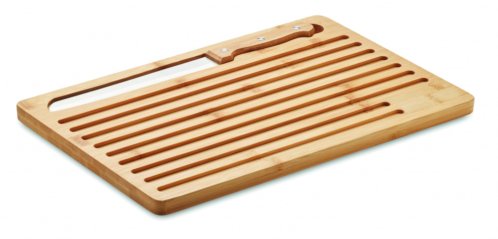Logotrade promotional products photo of: Bamboo cutting board set