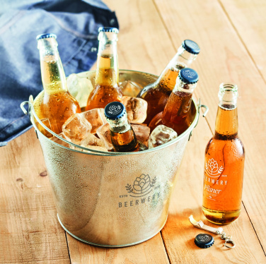 Logotrade corporate gift image of: Metal beer bucket 4L