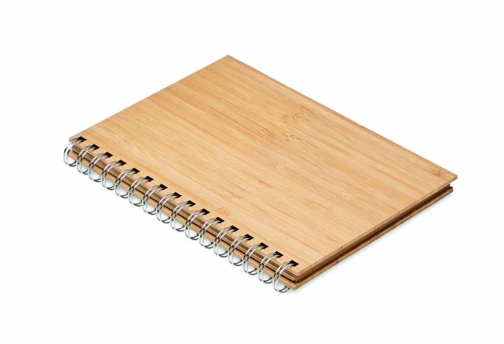 Logotrade business gifts photo of: A5 ring bound Bamboo notebook