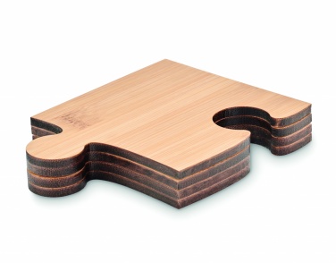 Logotrade promotional item image of: Set of 4 puzzle coasters