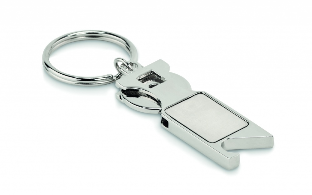 Logo trade advertising products image of: Euro Token key ring Porvoo