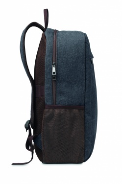 Logo trade promotional merchandise image of: Laptop backpack in canvas