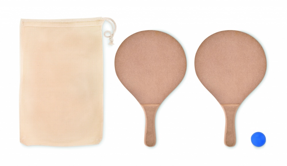 Logo trade advertising products image of: Beach tennis set