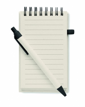 Logo trade corporate gifts image of: A6 milk carton notebook set