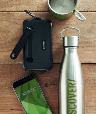 Logo trade promotional items picture of: 8000 mAh solar dynamo charger