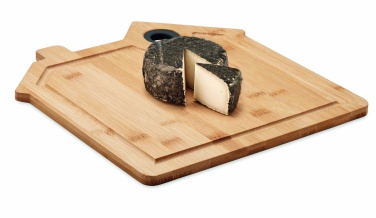 Logo trade promotional items image of: Bamboo house cutting board