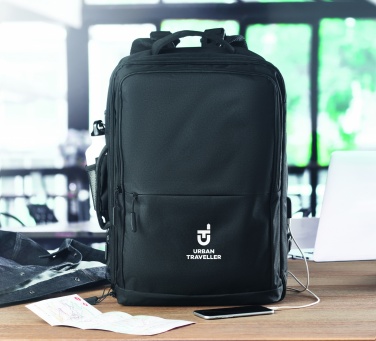 Logotrade promotional gift picture of: Backpack 600D RPET