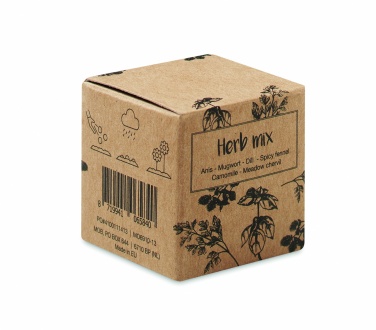 Logo trade promotional products picture of: Herb seed bomb in carton box
