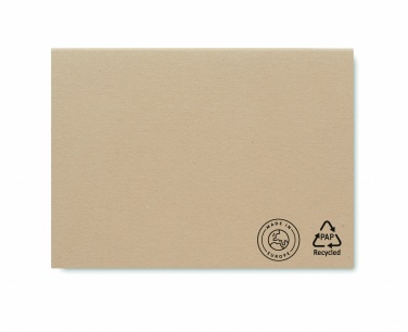 Logo trade promotional item photo of: Recycled paper memo block