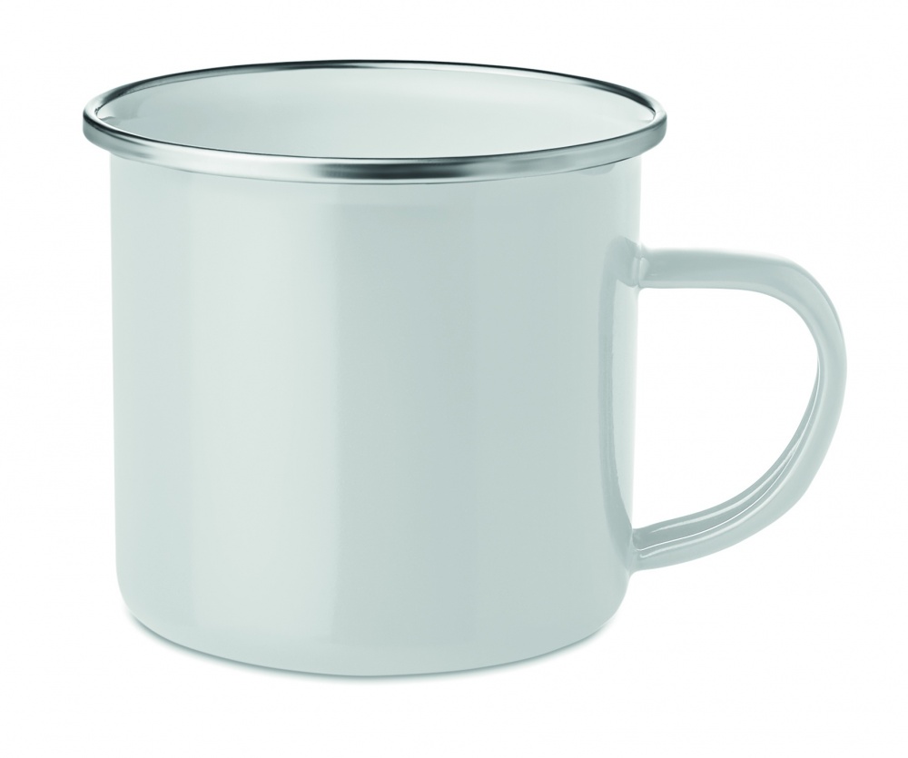 Logo trade promotional items image of: Sublimation mug enamel 350ml