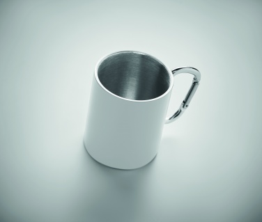 Logotrade advertising products photo of: Metal mug and carabiner handle