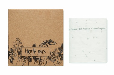 Logo trade corporate gifts image of: Herb seeds tape 3 meter