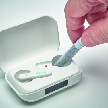 Logo trade business gifts image of: Stylus pen TWS cleanning set