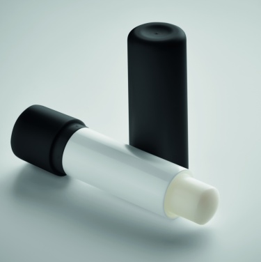 Logo trade business gifts image of: Vegan lip balm in recycled ABS