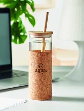 Logotrade promotional items photo of: Glass tumbler sleeve 450 ml