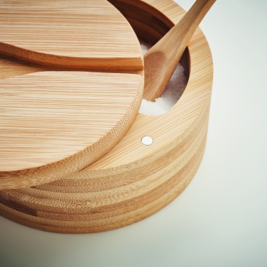 Logotrade promotional gift image of: Salt and pepper bamboo box