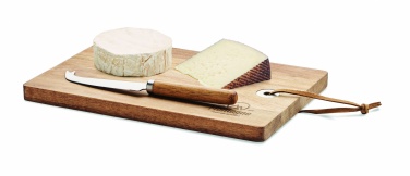 Logo trade business gift photo of: Acacia wood cheese board set Hannover