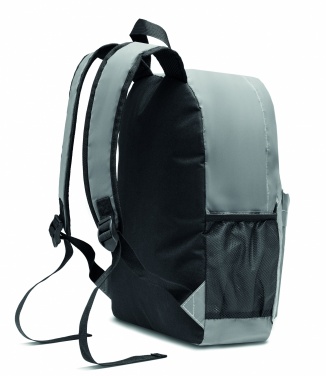 Logo trade promotional giveaways picture of: High reflective backpack 190T