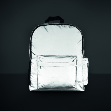 Logo trade promotional item photo of: High reflective backpack 190T