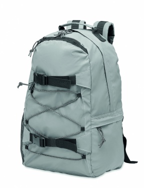 Logo trade promotional products image of: High reflective backpack 190T