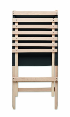 Logotrade corporate gift picture of: Foldable wooden beach chair