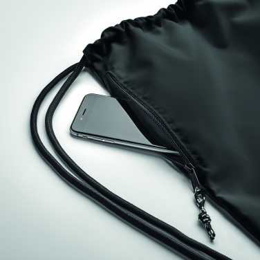 Logo trade promotional product photo of: Large drawstring bag 300D RPET