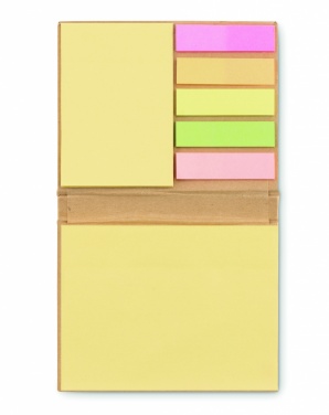 Logotrade promotional gift picture of: Sticky note memo pad recycled