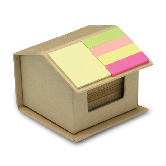 Logotrade promotional merchandise picture of: Memo/sticky notes pad recycled