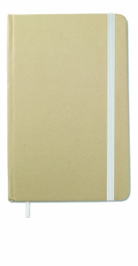 Logo trade promotional gift photo of: A6 recycled notebook 96 plain