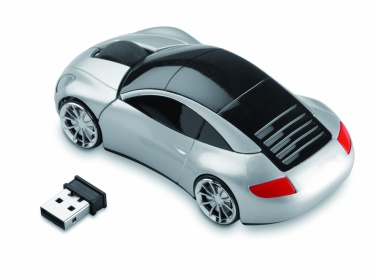 Logo trade advertising product photo of: Wireless mouse in car shape
