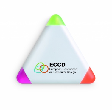 Logo trade promotional item photo of: Triangular highlighter