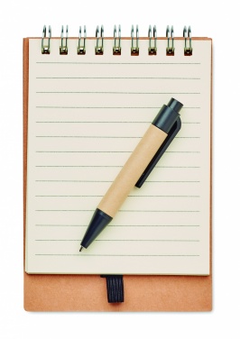 Logotrade promotional gifts photo of: Notepad with pen and memo pad