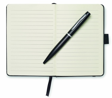 Logotrade business gift image of: A6 notebook with pen 72 lined