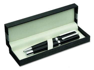 Logo trade promotional giveaways image of: Pen and roller in paper box