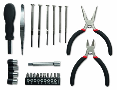 Logotrade advertising product image of: 26 pcs tool in aluminium case