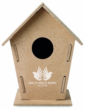 Logo trade advertising products picture of: Wooden bird house