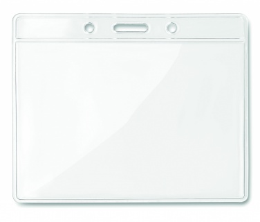 Logo trade promotional product photo of: Transparent badge 10cmx8cm