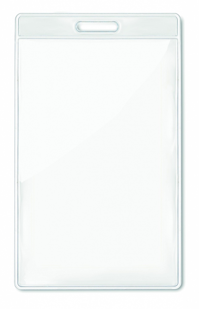 Logo trade corporate gifts picture of: Transparent badge 7.5cmx12.5cm