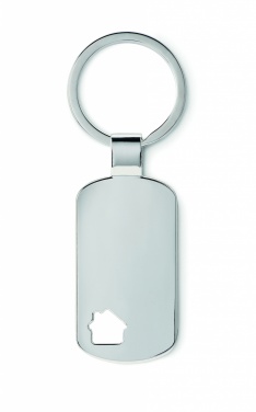 Logotrade advertising product image of: Key ring with house detail Jelgava