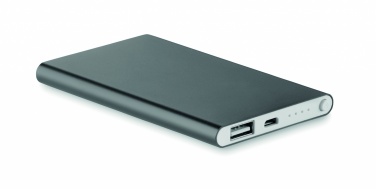 Logotrade promotional gift picture of: Flat power bank 4000 mAh