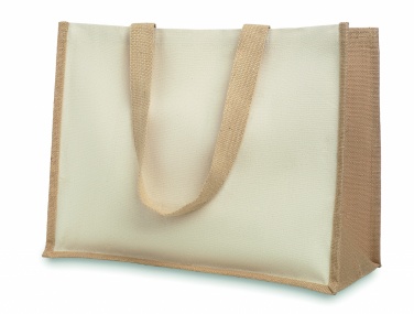 Logotrade corporate gift picture of: Jute and canvas shopping bag