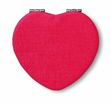Logotrade promotional item picture of: Heart PU mirror