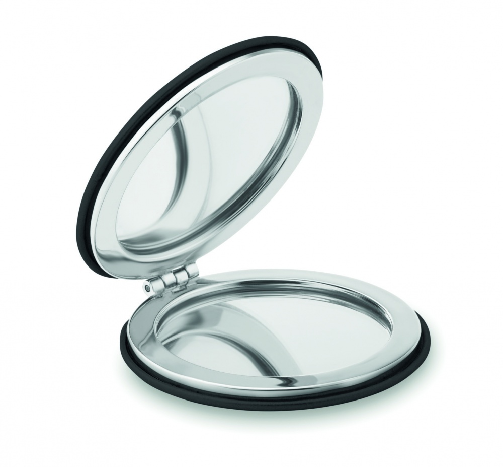 Logo trade promotional items image of: Round PU mirror