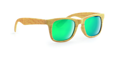 Logo trade advertising products picture of: Wooden look sunglasses MAARDU