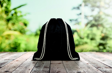 Logo trade business gift photo of: 220gr/m² canvas 2 function bag