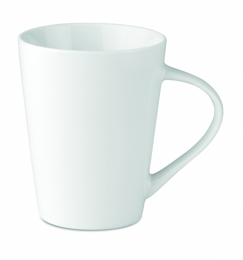 Logotrade promotional item image of: Porcelain conic mug 250 ml