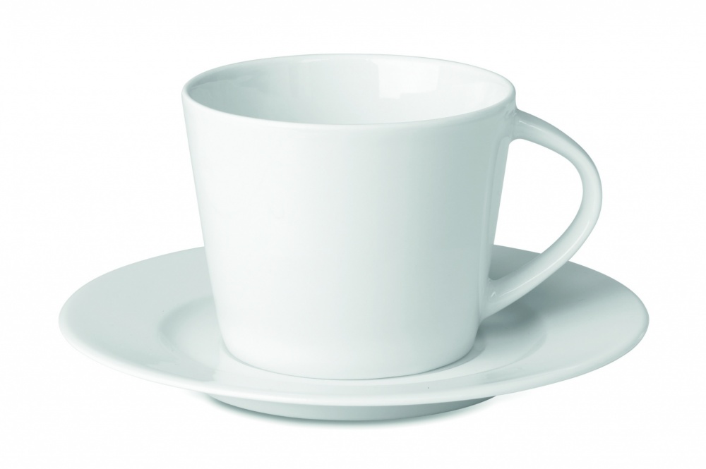 Logotrade promotional item picture of: Cappuccino cup and saucer