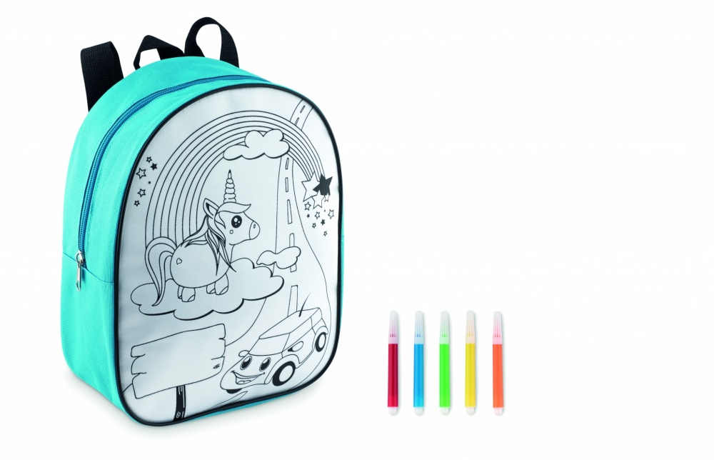 Logotrade promotional item picture of: Backpack with 5 markers